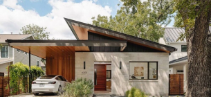 25 Desain Rumah Atap Miring Satu Sisi Yang Menarik